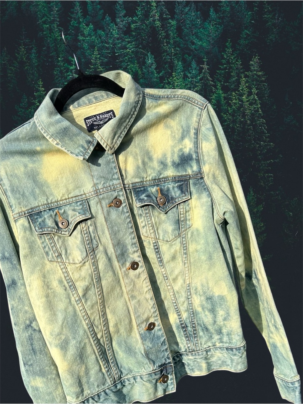 Steve & Barry's Acid-Wash Denim Jacket - Picture 2 of 3